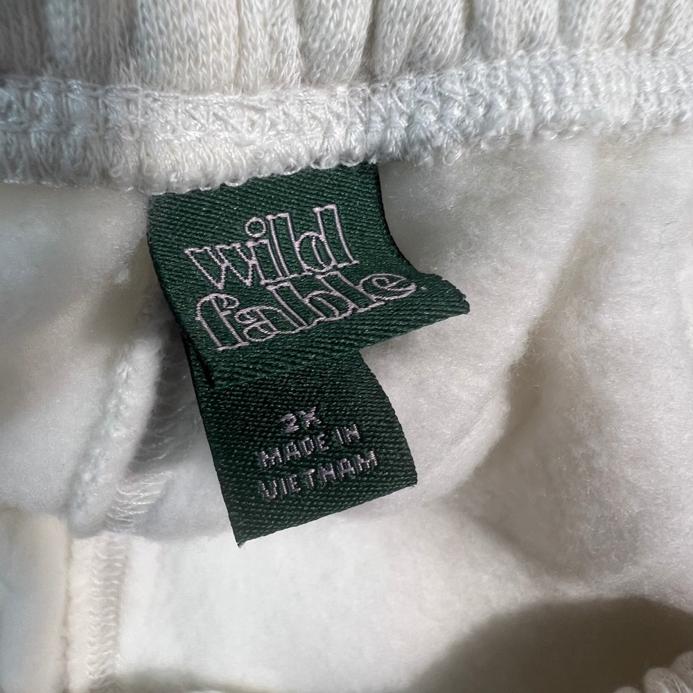 Wild Fable Womens Plus 2X Heather Grey Fleece Sweat Shorts High Rise NWT - Picture 4 of 6